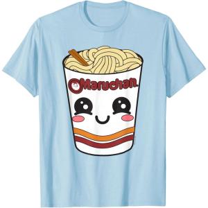 image:imageMaruchan Cute Ramen Noodle Cup Face TShirt SmallBaby Blue
