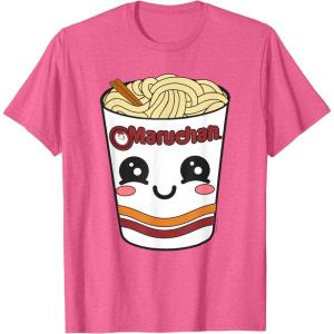 image:imageMaruchan Cute Ramen Noodle Cup Face TShirt SmallPink Heather