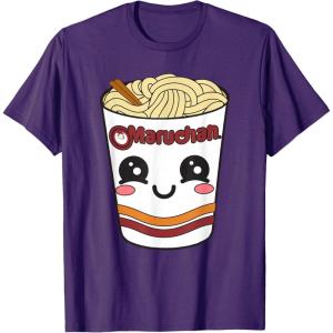 image:imageMaruchan Cute Ramen Noodle Cup Face TShirt SmallPurple