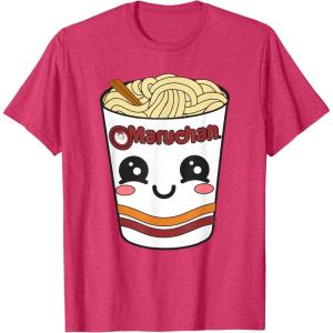 image:imageMaruchan Cute Ramen Noodle Cup Face TShirt SmallRed Heather