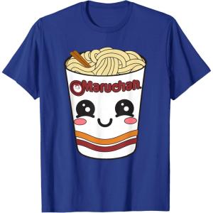 image:imageMaruchan Cute Ramen Noodle Cup Face TShirt SmallRoyal Blue