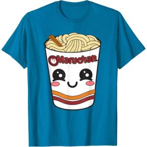 image:imageMaruchan Cute Ramen Noodle Cup Face TShirt SmallSapphire Blue