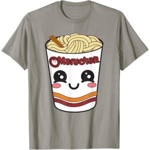image:imageMaruchan Cute Ramen Noodle Cup Face TShirt SmallSlate Grey