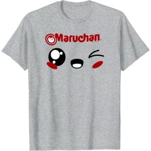 image:imageMaruchan Cute Winking Happy Face TShirtHeather Grey