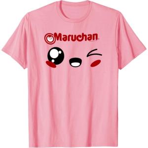 image:imageMaruchan Cute Winking Happy Face TShirtPink