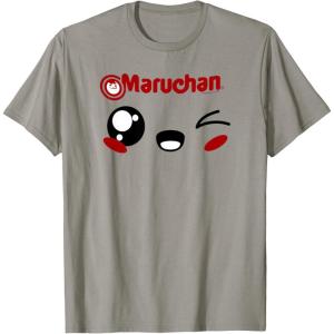 image:imageMaruchan Cute Winking Happy Face TShirtSlate Grey