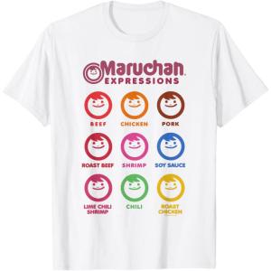 image:imageMaruchan Expressions Multiple Flavors amp Colors Collage TShirtWhite
