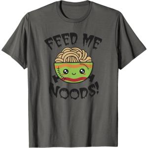 image:imageMaruchan Feed Me Noods Halloween Frankenstein Bowl TShirtAsphalt Grey