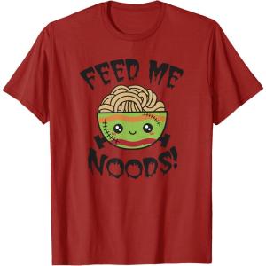 image:imageMaruchan Feed Me Noods Halloween Frankenstein Bowl TShirtCranberry Red