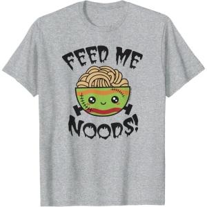 image:imageMaruchan Feed Me Noods Halloween Frankenstein Bowl TShirtHeather Grey