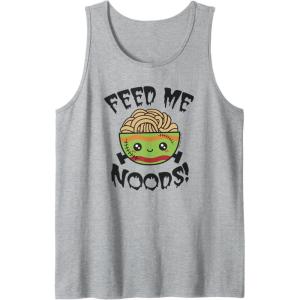 image:imageMaruchan Feed Me Noods Halloween Frankenstein Bowl Tank TopHeather Grey