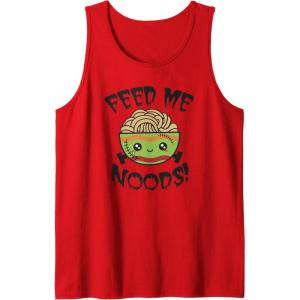 image:imageMaruchan Feed Me Noods Halloween Frankenstein Bowl Tank TopRed