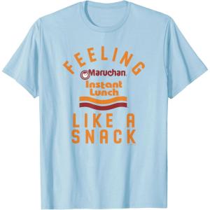image:imageMaruchan Feeling Like A Ramen Snack Instant Lunch Logo TShirtBaby Blue