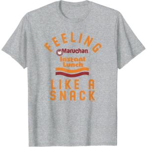 image:imageMaruchan Feeling Like A Ramen Snack Instant Lunch Logo TShirtHeather Grey