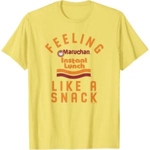 image:imageMaruchan Feeling Like A Ramen Snack Instant Lunch Logo TShirtLemon Yellow