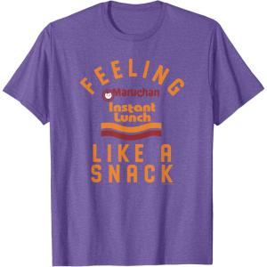 image:imageMaruchan Feeling Like A Ramen Snack Instant Lunch Logo TShirtPurple Heather