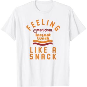 image:imageMaruchan Feeling Like A Ramen Snack Instant Lunch Logo TShirtWhite