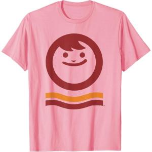 image:imageMaruchan Happy Face With Waves Logo TShirtPink