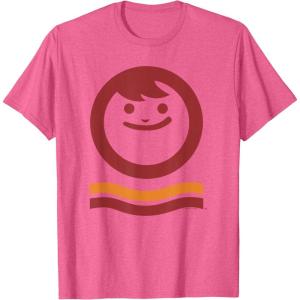 image:imageMaruchan Happy Face With Waves Logo TShirtPink Heather