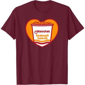 image:imageMaruchan Heart Instant Lunch Ramen Soup Cup TShirtBurgundy