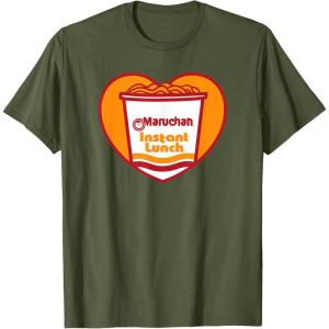 image:imageMaruchan Heart Instant Lunch Ramen Soup Cup TShirtOlive Green