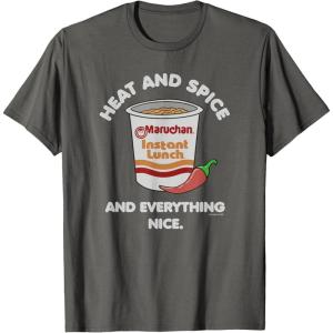 image:imageMaruchan Heat And Spice And Everything Nice Logo TShirtAsphalt Grey