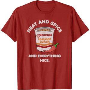 image:imageMaruchan Heat And Spice And Everything Nice Logo TShirtCranberry Red