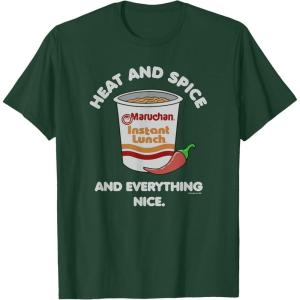 image:imageMaruchan Heat And Spice And Everything Nice Logo TShirtDark Green