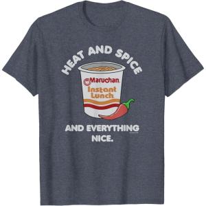 image:imageMaruchan Heat And Spice And Everything Nice Logo TShirtHeather Blue