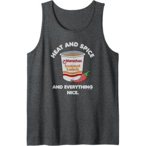 image:imageMaruchan Heat And Spice And Everything Nice Logo Tank TopDark Heather Grey