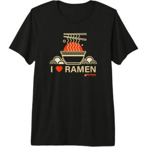 image:imageMaruchan I Heart Ramen Noodle Bowl Poster Premium TShirtBlack