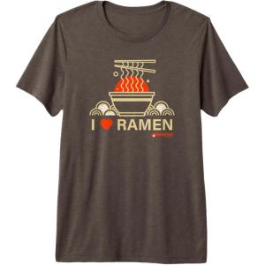 image:imageMaruchan I Heart Ramen Noodle Bowl Poster Premium TShirtBrown