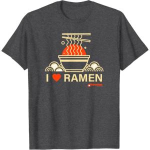 image:imageMaruchan I Heart Ramen Noodle Bowl Poster TShirtDark Heather Grey