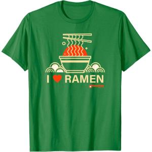 image:imageMaruchan I Heart Ramen Noodle Bowl Poster TShirtKelly Green
