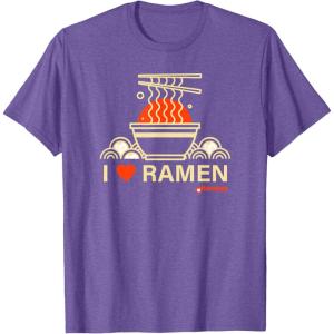 image:imageMaruchan I Heart Ramen Noodle Bowl Poster TShirtPurple Heather