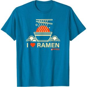 image:imageMaruchan I Heart Ramen Noodle Bowl Poster TShirtSapphire Blue
