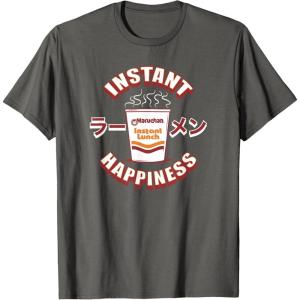 image:imageMaruchan Instant Happiness Steaming Ramen Soup TShirtAsphalt Grey