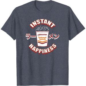 image:imageMaruchan Instant Happiness Steaming Ramen Soup TShirtHeather Blue