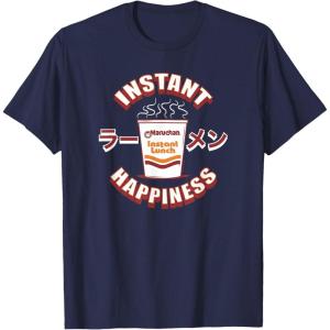 image:imageMaruchan Instant Happiness Steaming Ramen Soup TShirtNavy Blue
