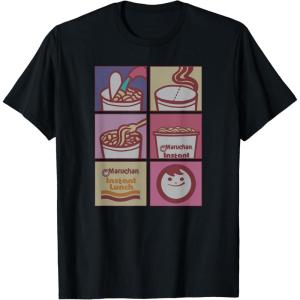 image:imageMaruchan Instant Lunch Boxed Up Cooking Instructions Panel TShirtBlack