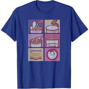 image:imageMaruchan Instant Lunch Boxed Up Cooking Instructions Panel TShirtRoyal Blue