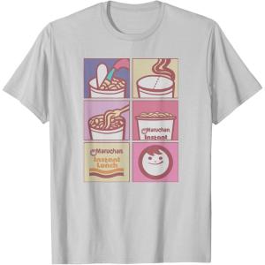 image:imageMaruchan Instant Lunch Boxed Up Cooking Instructions Panel TShirtSilver Grey