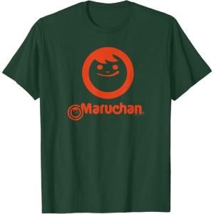 image:imageMaruchan Instant Lunch Classic Happy Face Vintage Logo TShirtDark Green