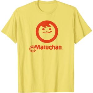 image:imageMaruchan Instant Lunch Classic Happy Face Vintage Logo TShirtLemon Yellow