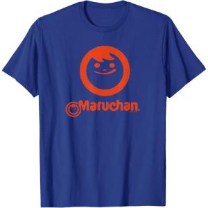 image:imageMaruchan Instant Lunch Classic Happy Face Vintage Logo TShirtRoyal Blue