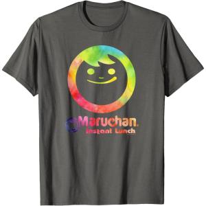 image:imageMaruchan Instant Lunch Colour Pop Classic Retro Logo TShirtAsphalt Grey