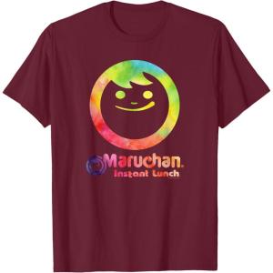 image:imageMaruchan Instant Lunch Colour Pop Classic Retro Logo TShirtBurgundy