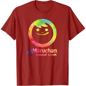 image:imageMaruchan Instant Lunch Colour Pop Classic Retro Logo TShirtCranberry Red