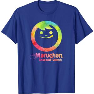 image:imageMaruchan Instant Lunch Colour Pop Classic Retro Logo TShirtRoyal Blue