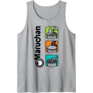 image:imageMaruchan Instant Lunch Cooking Directions Icons Tank TopHeather Grey